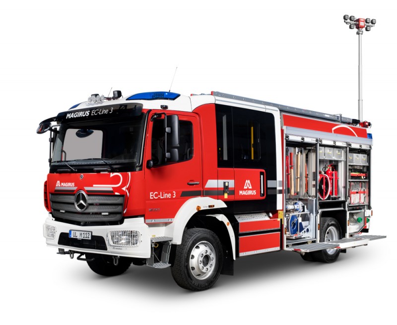 Camion De Pompier Magirus FG 73 Conrad, échelle 1:50, Miniature Neuve