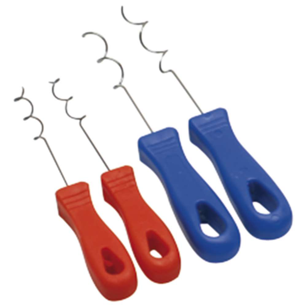 Zieh-Fix Spiral-Türfallenöffner-Set für Doppelfalz-Türen