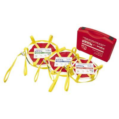 Produktbild von Dönges Equipmenttasche Rot 41x36 Cm – Nylontransporttasche Für Warnwesten, Patientendecken & Bereitschaftsplanen