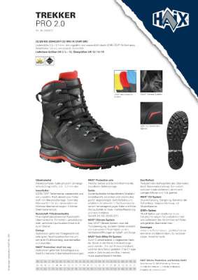 Haix Haix Trekker Pro 2.0, wasserdichte Sicherheitsschuhe mit Stahlkappe, schwarz: Tests, Infos & Preisvergleich Haix Haix Trekker Pro 2.0, wasserdichte Sicherheitsschuhe mit Stahlkappe, schwarz: Tests, Infos & Preisvergleich