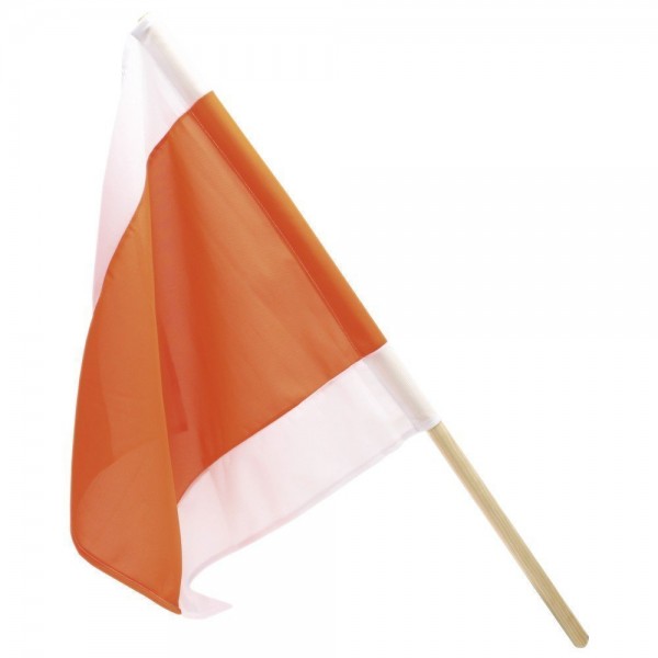 Warnflagge, Fahne, PVC, rot, 30 x 30 cm